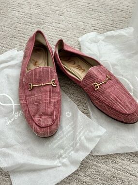 Sam Edelman Rose Pink. Lorraine  Loafers with Gold Bit